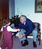Frank and Granddaughter Keely 2000